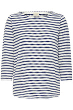 Load image into Gallery viewer, Striped T-Shirt - Navy - Fransa