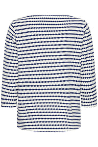 Striped T-Shirt - Navy - Fransa
