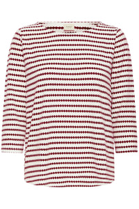 Striped T-Shirt - Fudge - Fransa