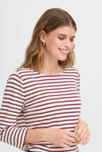 Load image into Gallery viewer, Striped T-Shirt - Fudge - Fransa