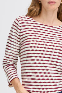 Striped T-Shirt - Fudge - Fransa