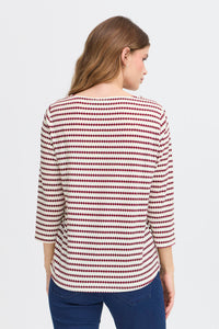 Striped T-Shirt - Fudge - Fransa