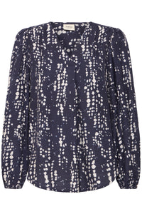 Patterned Blouse- NightSky - Fransa