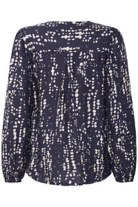Patterned Blouse- NightSky - Fransa
