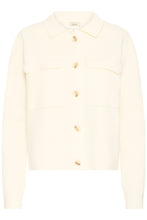 Load image into Gallery viewer, Box Cardigan - White - Fransa