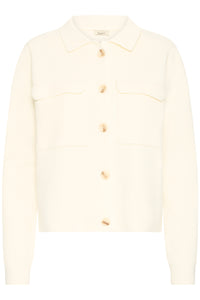 Box Cardigan - White - Fransa