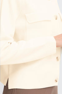 Box Cardigan - White - Fransa