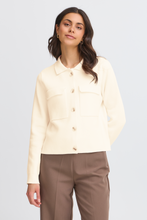 Load image into Gallery viewer, Box Cardigan - White - Fransa