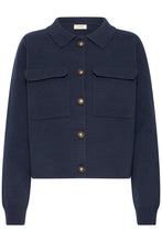 Load image into Gallery viewer, Box Cardigan - Navy - Fransa