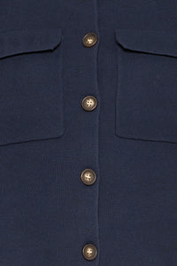Box Cardigan - Navy - Fransa
