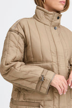 Load image into Gallery viewer, Short Quilted Jacket - Sand - Fransa