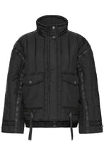 Load image into Gallery viewer, Short Quilted Jacket - Black - Fransa