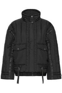 Short Quilted Jacket - Black - Fransa