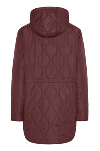 Quilted Coat - Fudge  - Fransa