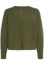 Load image into Gallery viewer, Button-Up Cardigan - Olive - Fransa
