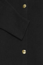 Load image into Gallery viewer, Button-Up Cardigan - Black - Fransa