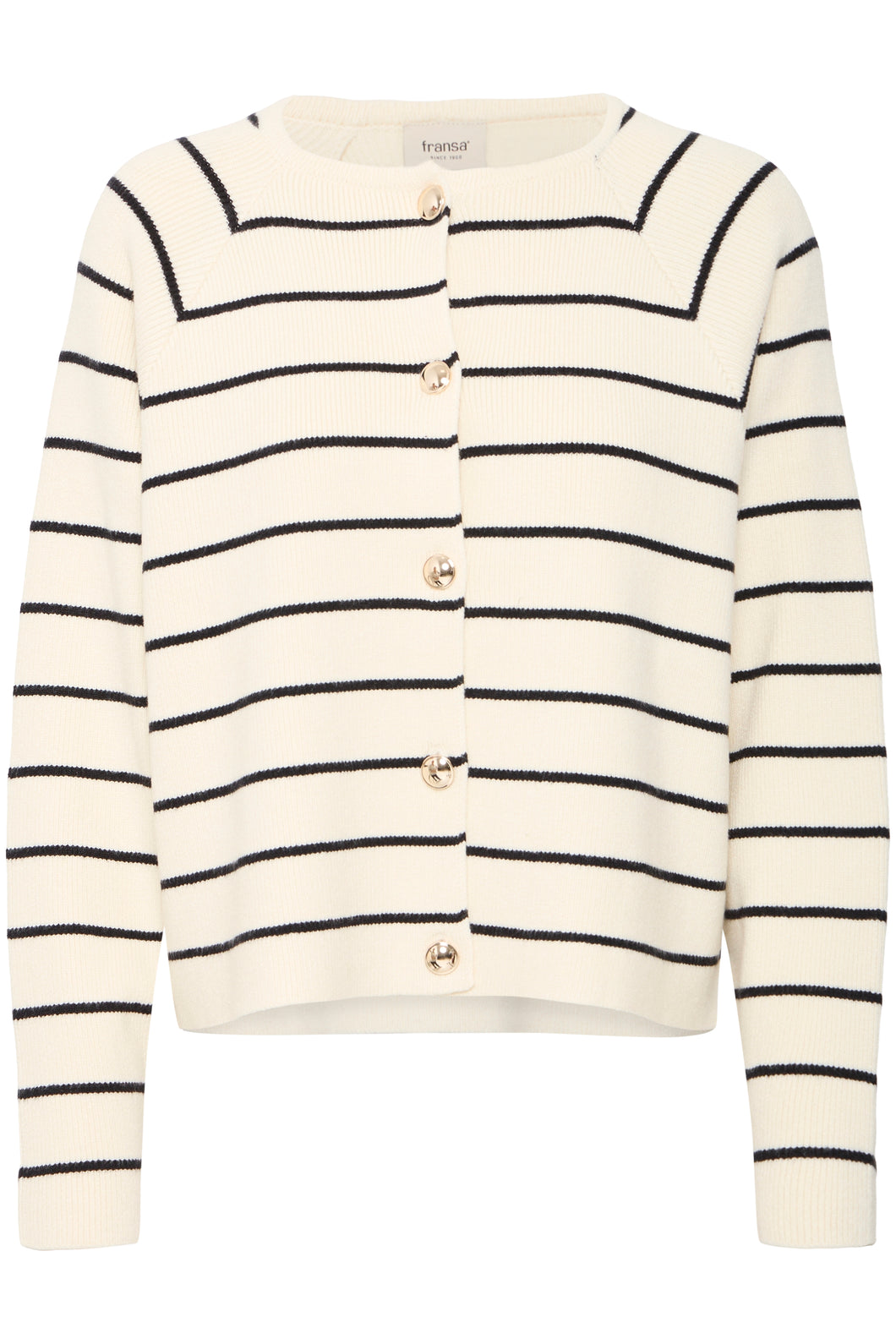 Button-Up Cardigan - White - Fransa