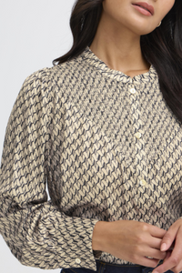 Frnaralia Button-Up Shirt  -  Desert Sand - Fransa