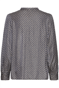 Frnaralia Button-Up Shirt  - Feather Grey  - Fransa