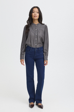 Load image into Gallery viewer, Frnaralia Button-Up Shirt  - Feather Grey  - Fransa