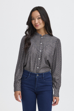 Load image into Gallery viewer, Frnaralia Button-Up Shirt  - Feather Grey  - Fransa