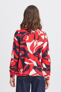 Abstrct Print Blouse - Fransa
