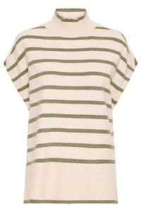 Turtle-Neck Pullover - Green - Fransa