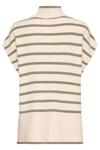 Turtle-Neck Pullover - Green - Fransa