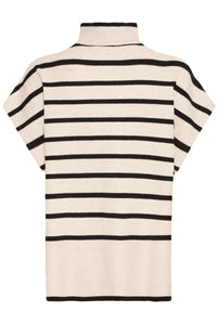 Turtle-Neck Pullover - Black- Fransa