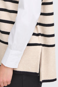 Turtle-Neck Pullover - Black- Fransa
