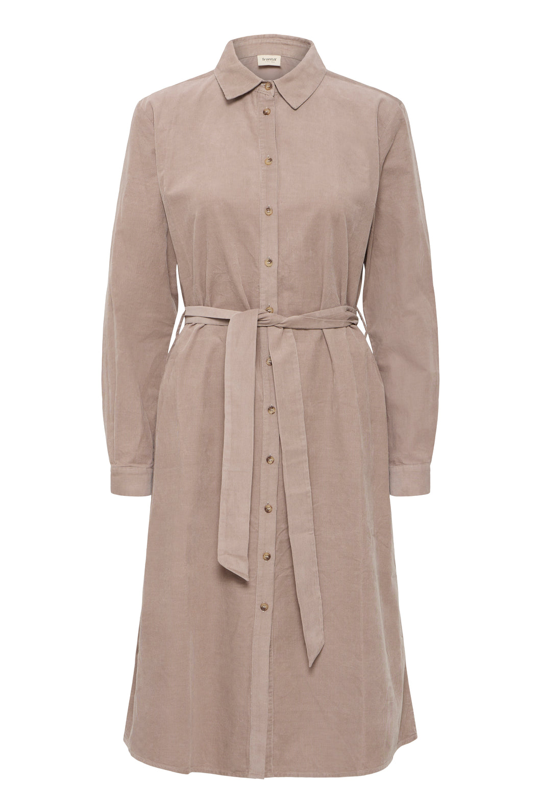 Corduory Shirt Dress - Fransa