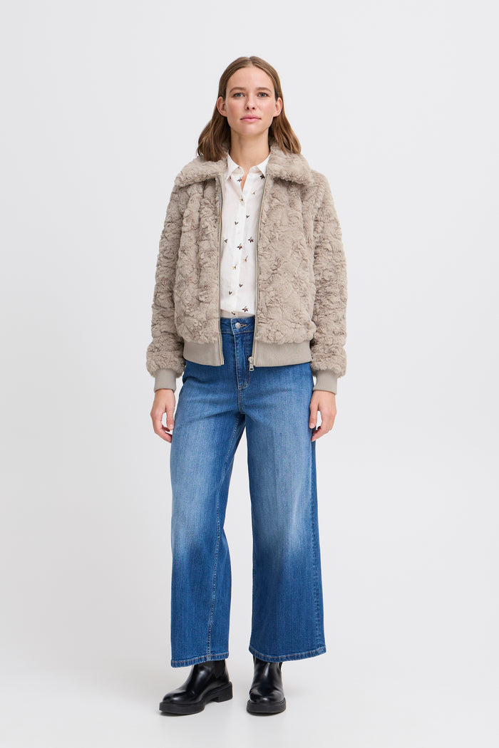 Faux Fur Jacket - B.Young