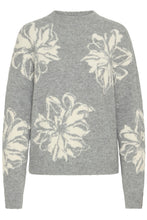 Load image into Gallery viewer, Flower Print Jumper - Grey - B.Young