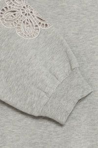 Sweatshirt with Sleeve Cutout - B.Young