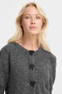 Bow Button Cardigan - B.Young