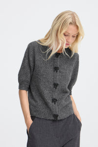 Bow Button Cardigan - B.Young