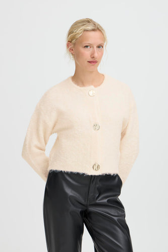 Cardigan with Statement Buttons - B.Young