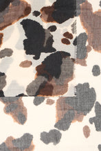 Load image into Gallery viewer, Cow Print Scarf - B.Young