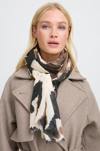 Cow Print Scarf - B.Young