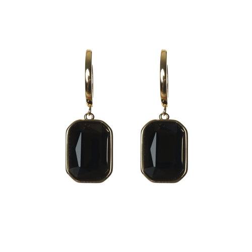 2094701 - Drop Earring - Black - Zelly