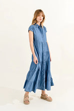 Load image into Gallery viewer, 414- Denim Smock Dress - Molly Bracken