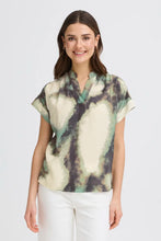 Load image into Gallery viewer, Green Marble Design Blouse - Fransa