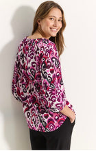 Load image into Gallery viewer, 344778- Pink Mix Printed Cotton Top- Cecil