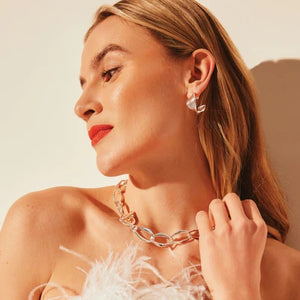 T340NCB - Leyla Silver Necklace - Knight & Day