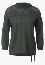 Load image into Gallery viewer, 302721-Khaki Mesh Sleeve Hoody - Cecil