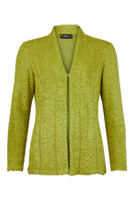 Load image into Gallery viewer, 57172- Green Boucle Wool Cardigan - Habella