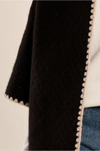 Load image into Gallery viewer, Ladies Woven Scarf Black - Molly Bracken