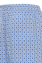 Load image into Gallery viewer, Blue Pattern Crop Pants - b.young