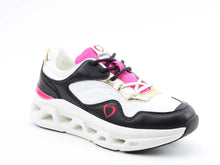 Load image into Gallery viewer, Josey - White/Black/Fuchsia Trainer - Heavenly Feet