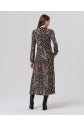 Load image into Gallery viewer, Long V Neck  Print Dress - Surkana